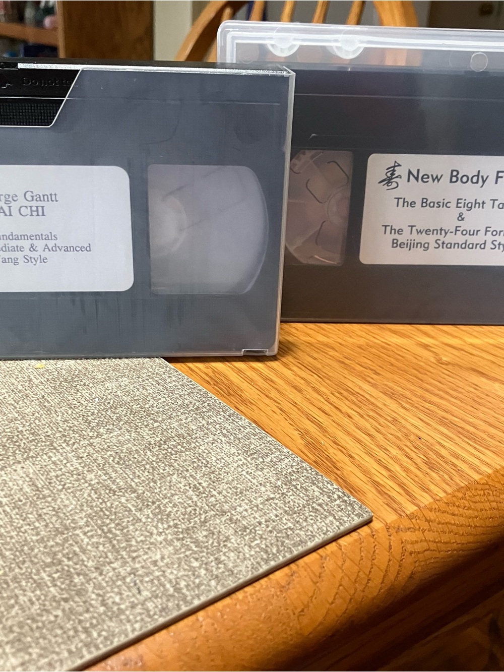 Tai Chi workout VHS Tapes